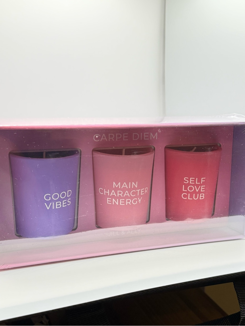 Jill & Ally Carpe Diem Crystal Manifestation Votive Trio Candle Set | New Sealed - Picture 3 of 5
